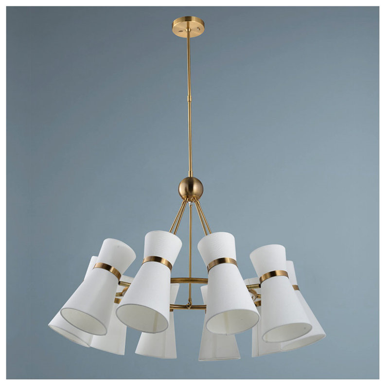 Stepp 10 - Light Gold Pool Table Lights Pendant