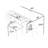 Vanity Makeup Desk with Built-in Power Port, Upholstered Stool and Storage Space-1978446133