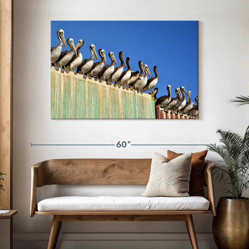 Brampt Pelican Party, 32" H x 48" W
