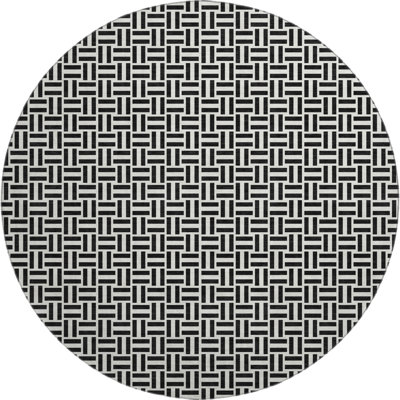 Premium Machine Washable Prisco Black Rug