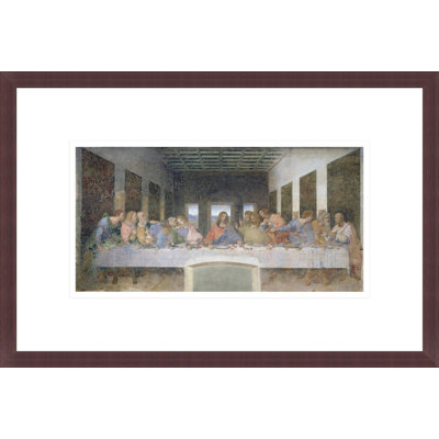 The Last Supper (post restoration) by Leonardo da Vinci -Framed Giclee Print