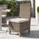 Danny Wicker Outdoor Dining Side Chair with Cushion