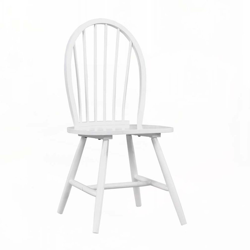Ensemble de chaises de salle à manger avec dossier Windsor, structure en bois