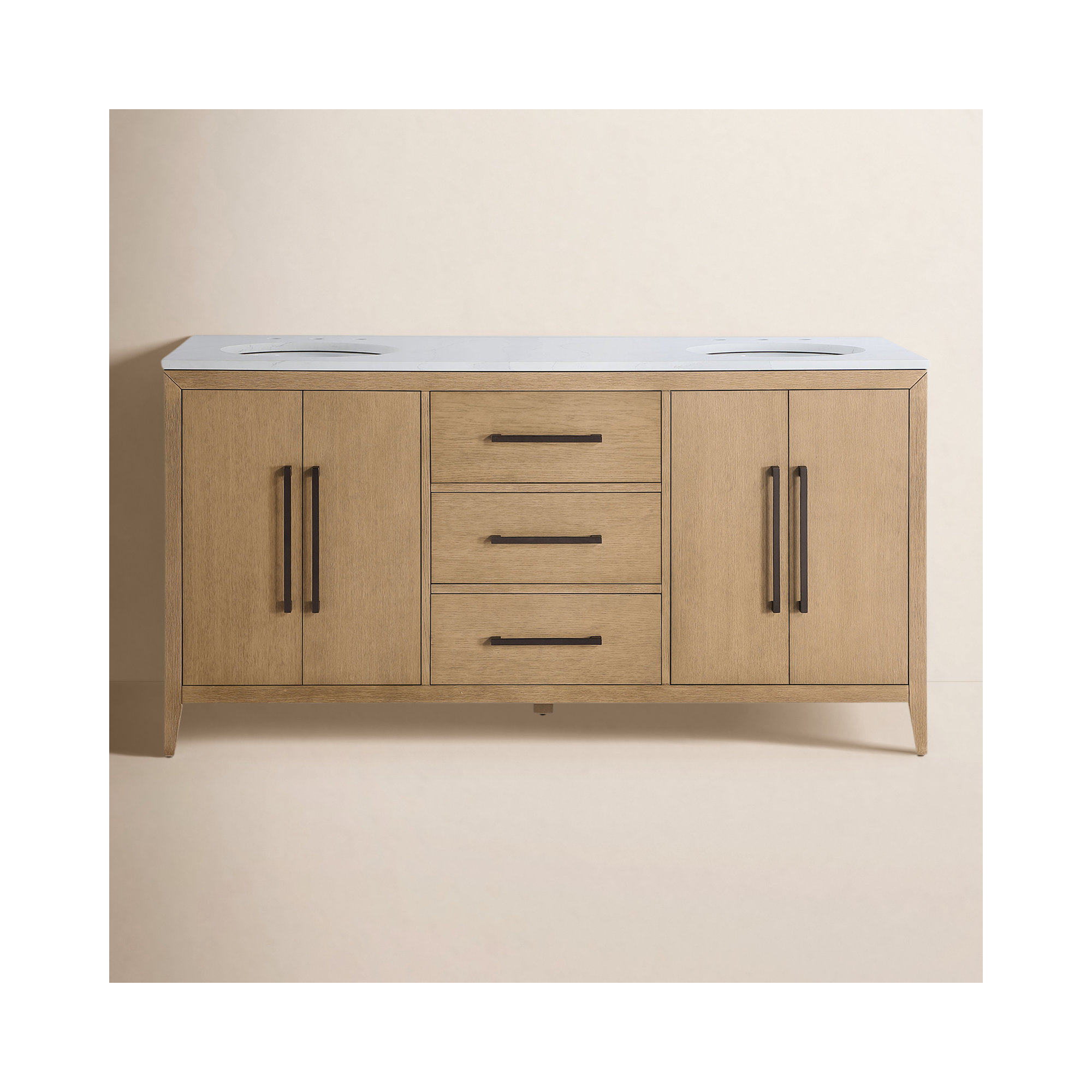 Alsup 66'' Double Bathroom Vanity