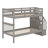 Bunk Bed With Storage Stairway And Guard Rail-2109133765