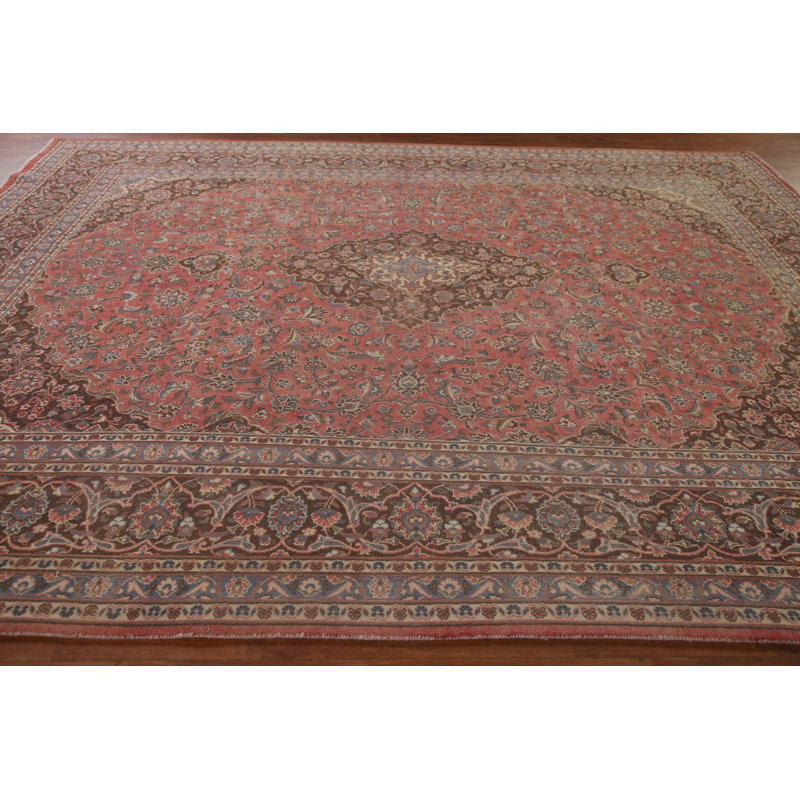 Traditional Pink   Area Rug 10x12