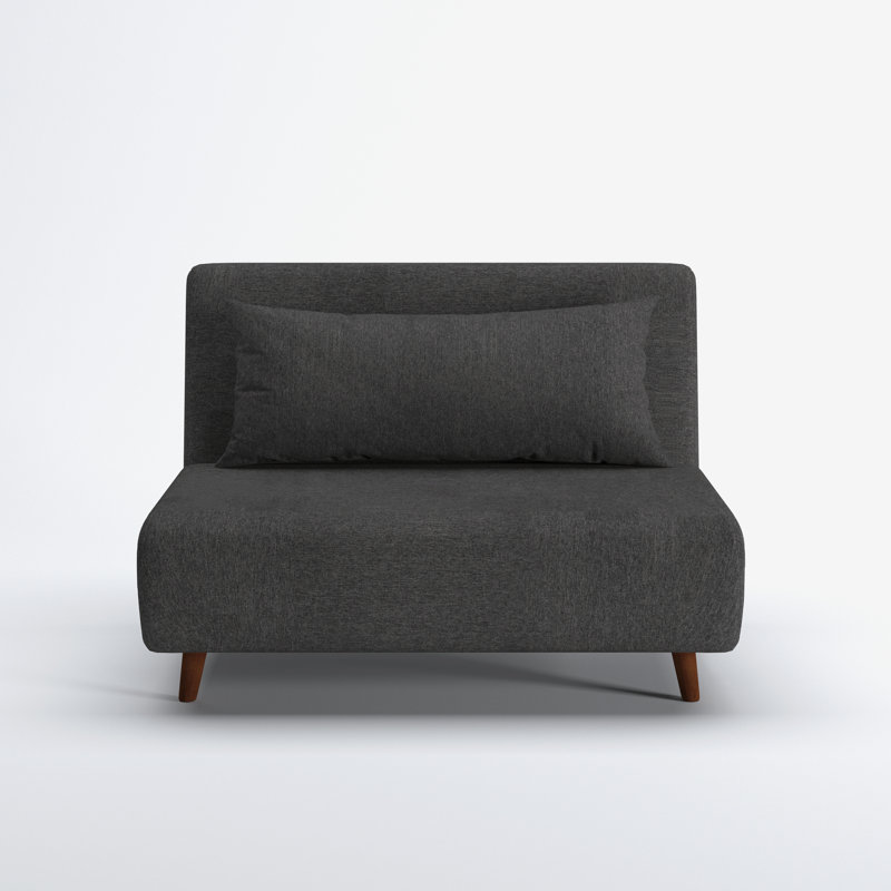 Blago Jacquelyn Convertible Chair, Gray Polyester 
