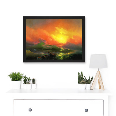 The Ninth Wave Marine by Aivazovsky Ivan - Single Picture Frame Painting