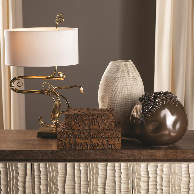 Cascading Reef Vase-Reactive Bronze-Short