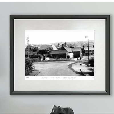 Bedwas, Newport Road And The Square C1960 by Francis Frith - Single Picture Frame Print