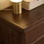 Commode simple en bois de noyer noir