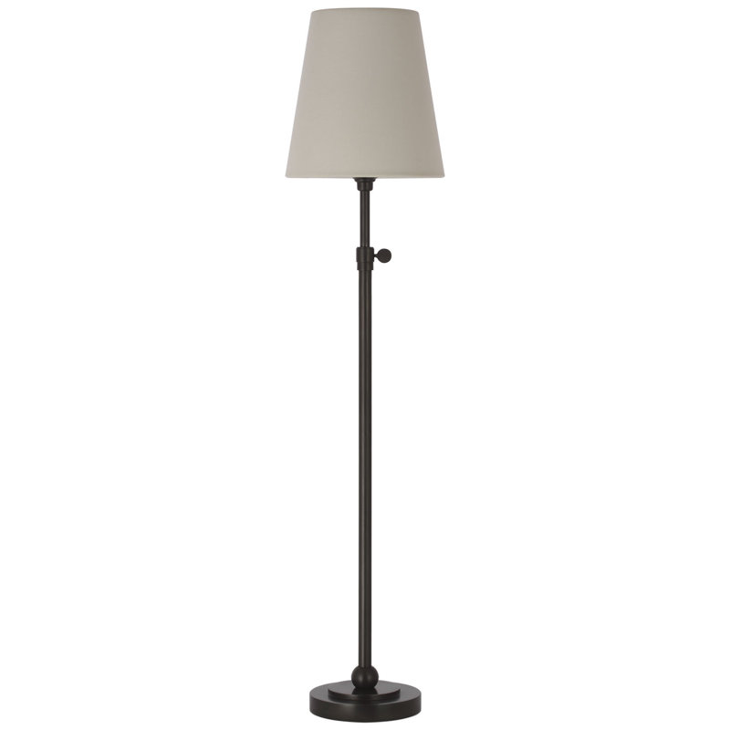 Thomas O'Brien Bryant 27" Adjustable Cordless Table Lamp with Linen Shade, Black