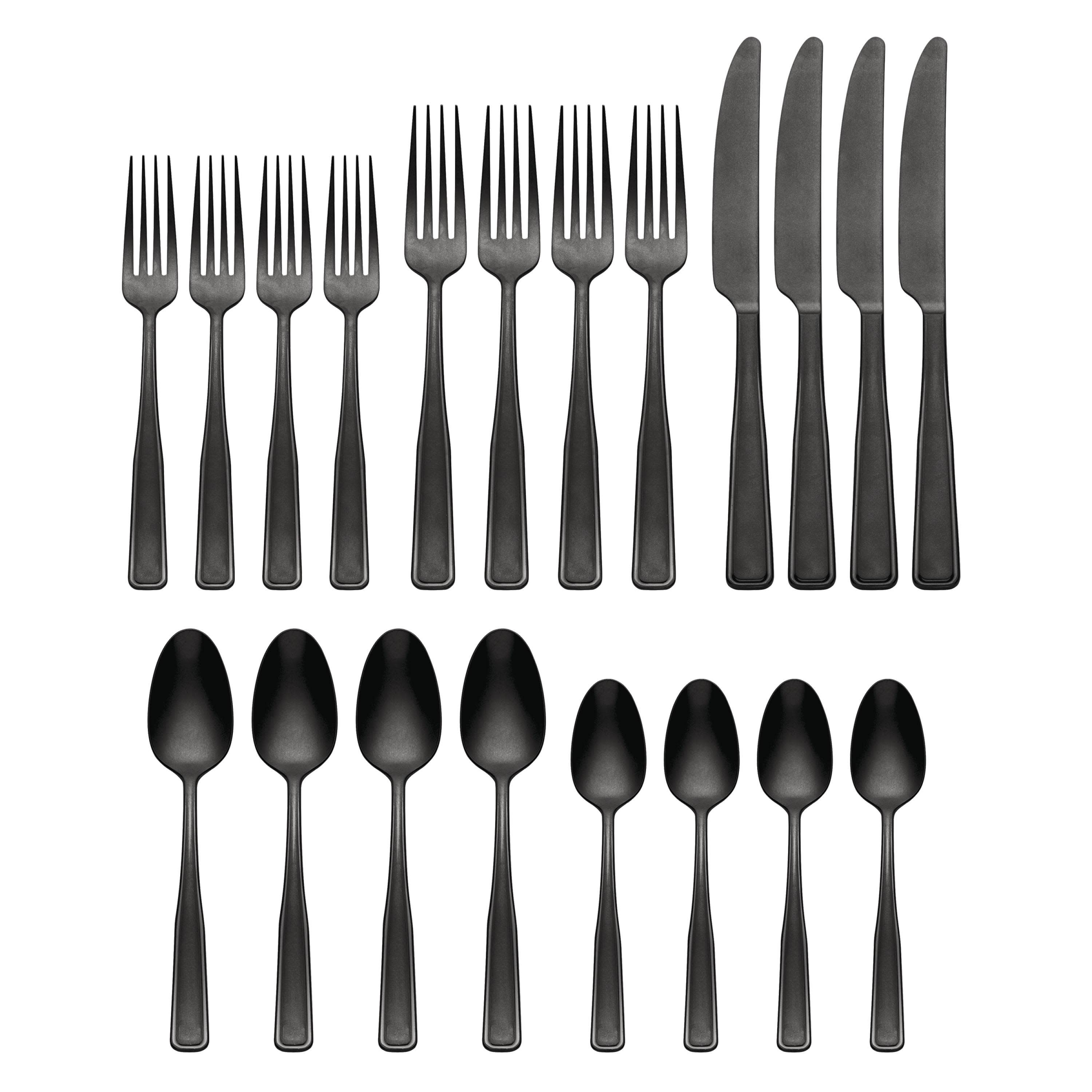 Oneida Reid Satin 20 Piece Flatware Set & Reviews | Wayfair