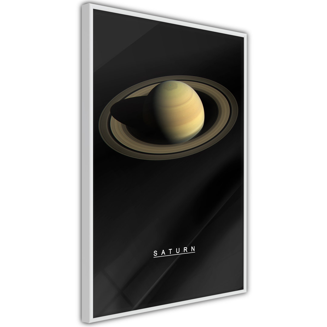 Gerahmtes Poster The Solar System: Saturn