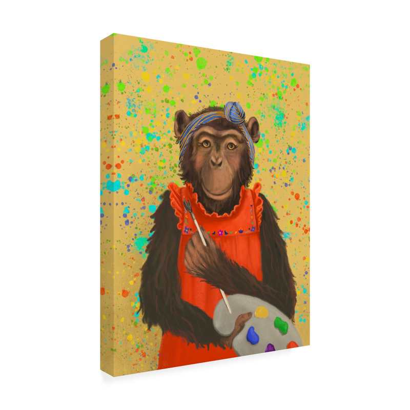 «Gunver Animal Personnalité 4» par Christine Rotolo, reproduction sur toile, H 32 po x l 24 po x P 2 po