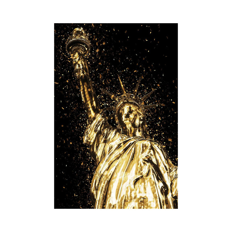 Golden - Liberty by Philippe Hugonnard - Wrapped Canvas Print, 101.6cm H x 66.04cm W x 2cm D