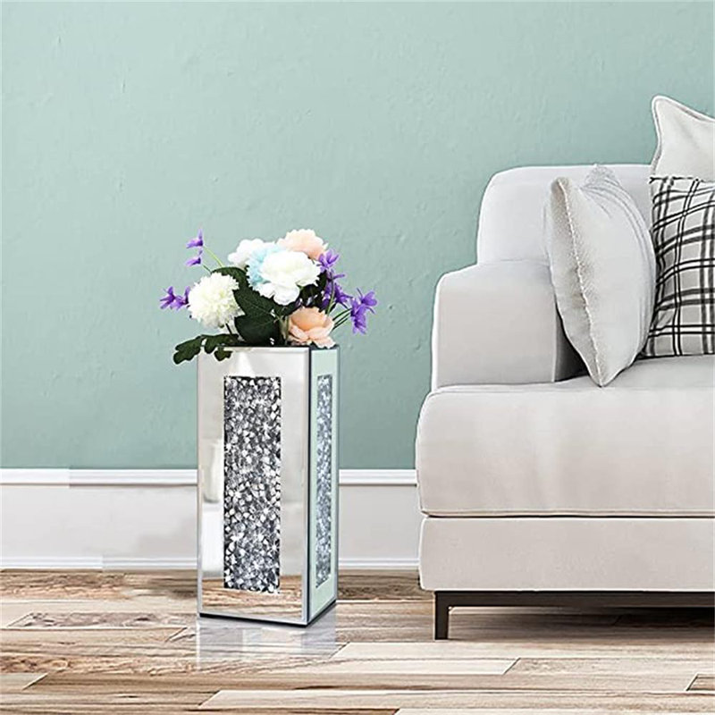 Table Vase, 14" H x 6" W x 6" D