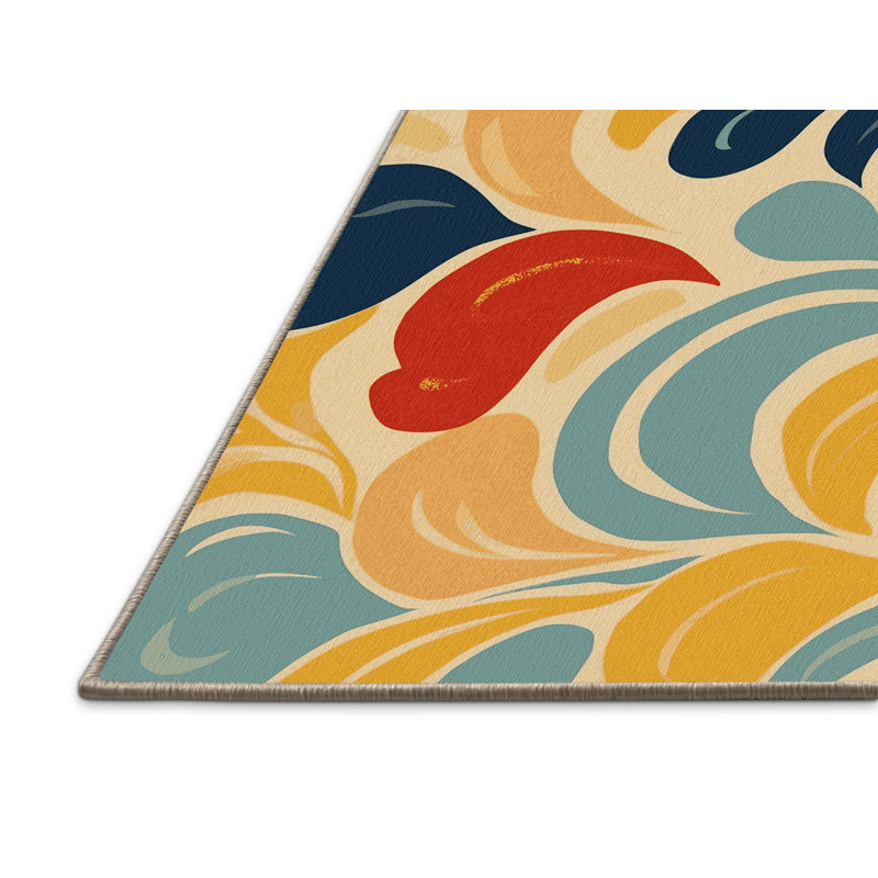 Flashy Stomp Rug, Square 3'