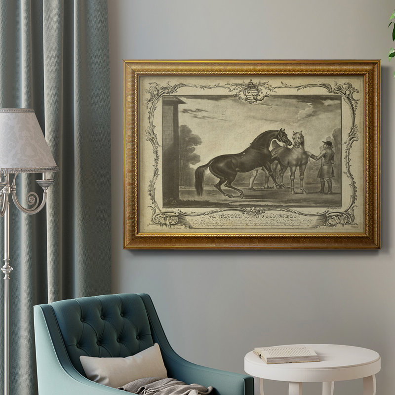 Distinguished Horses III - cadre photo, impression sur toile, H 16 po x l 20 po x P 2,5 po