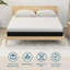 Grand matelas hybride 12 po avec mousse à mémoire de forme rafraîchissante et ressorts ensachés, mi-ferme, certifié CertiPUR-US