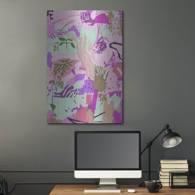  'Chromatic Reverie 1' by Melissa Wang Metal Wall Art, 24" x 36"