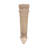 24 in x 6-7/8 in x 3-1/2 in Unfinished Large Hand Carved Solid Acanthus Leaf Wood Corbel-75104893
