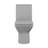 Carre One-Piece Square Toilet Dual-Flush in Matte Gray1.1/1.6 gpf