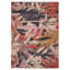 Tapis orange lavable floral Kivett-1250481532