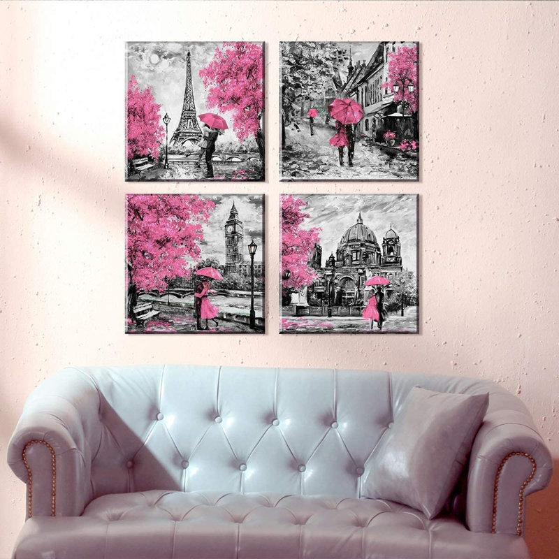 4 Piece Wrapped Canvas Print