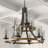 9-Light Dimmable Tiered Chandelier