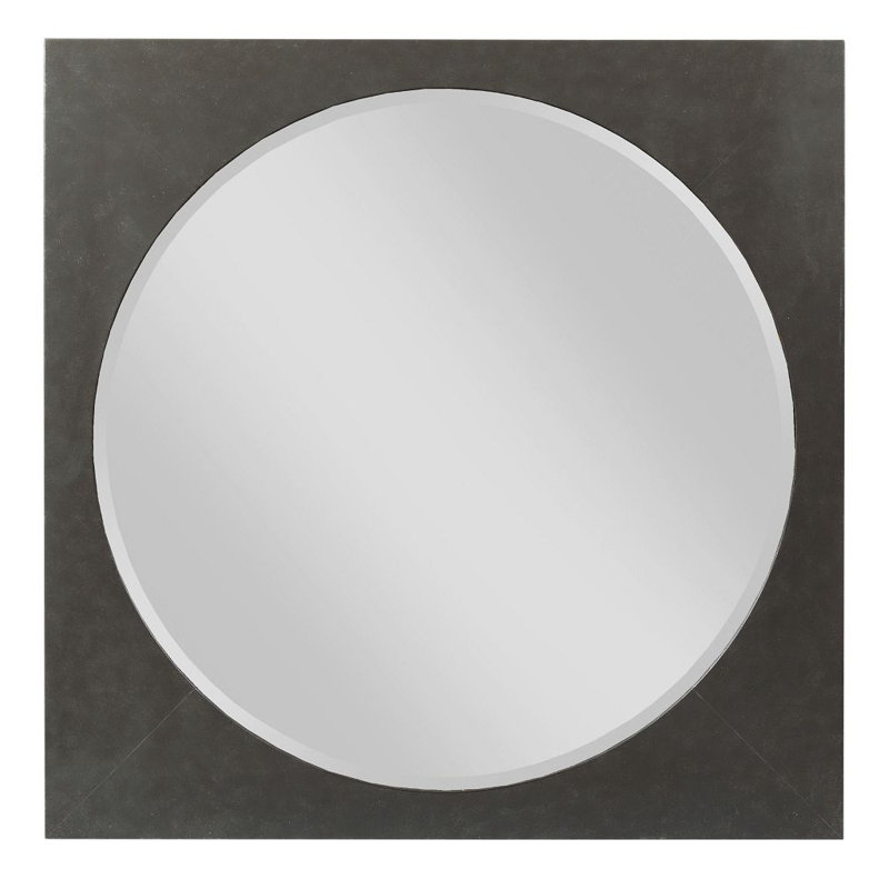 Miroir carré en métal Geraud