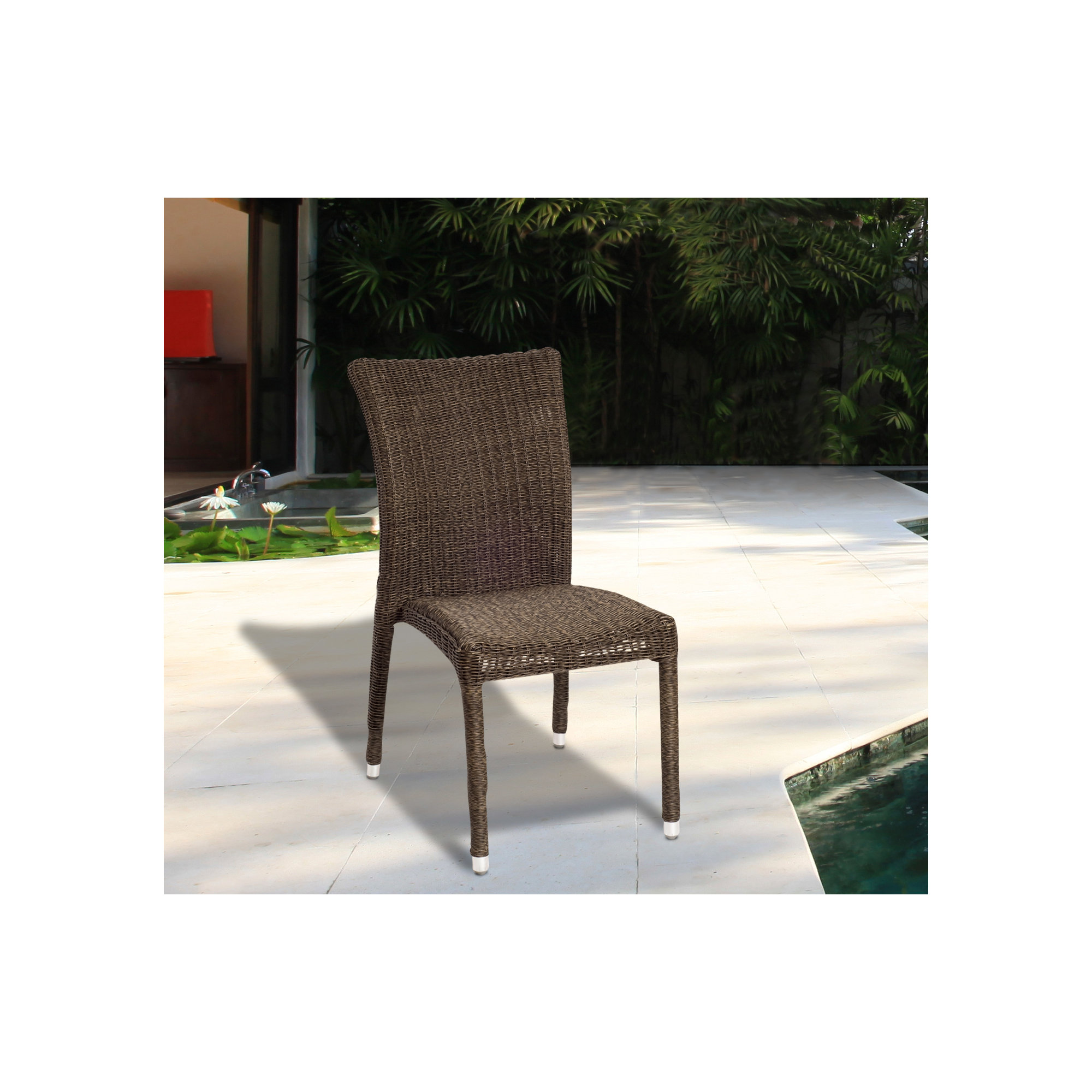 Alyisa 59'' Rectangular 4 - Person Outdoor Dining Set