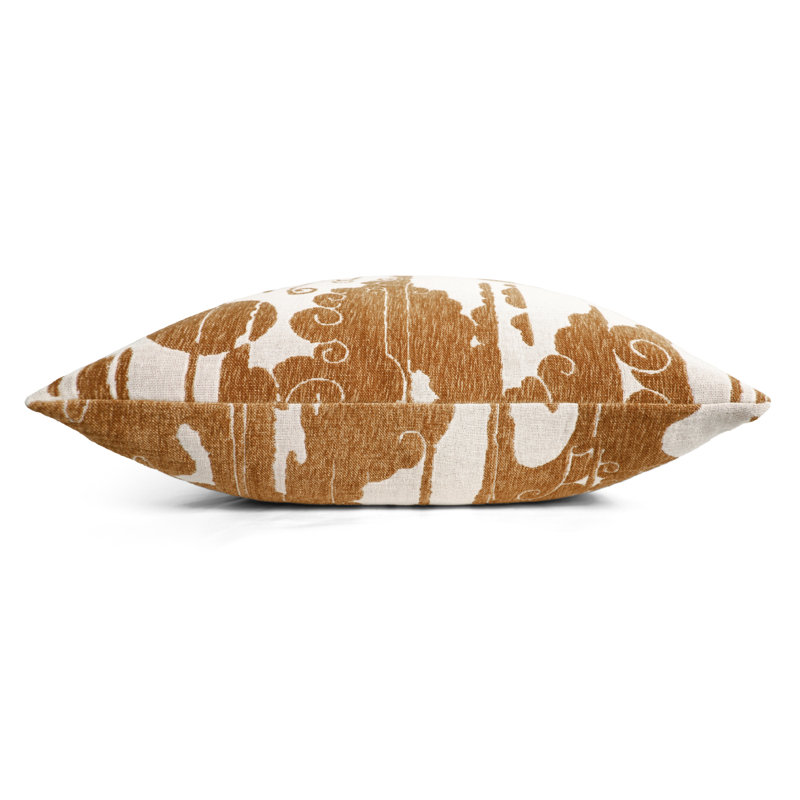 Clouds Chenille Pillow, Ochre