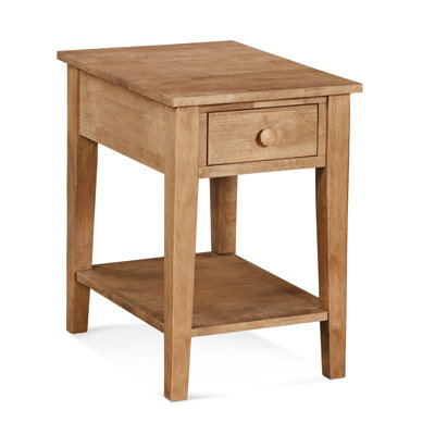 South Hampton Solid Wood End Table with Storage