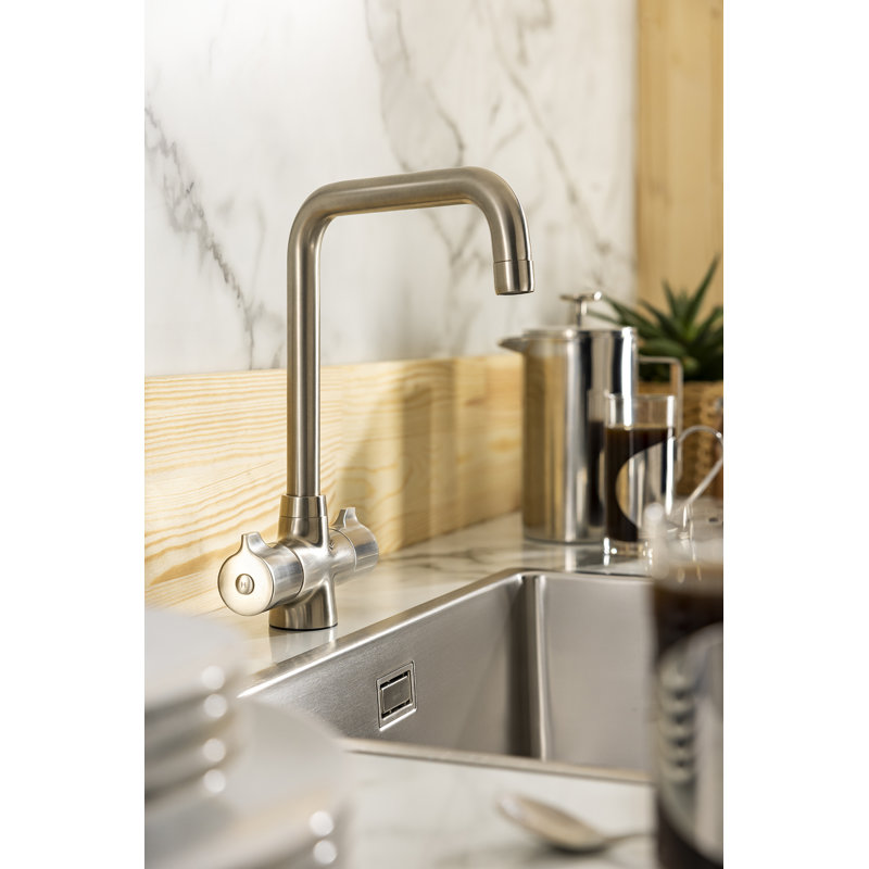 Abode Designs Crescendo Kitchen Faucet, Brushed Nickel