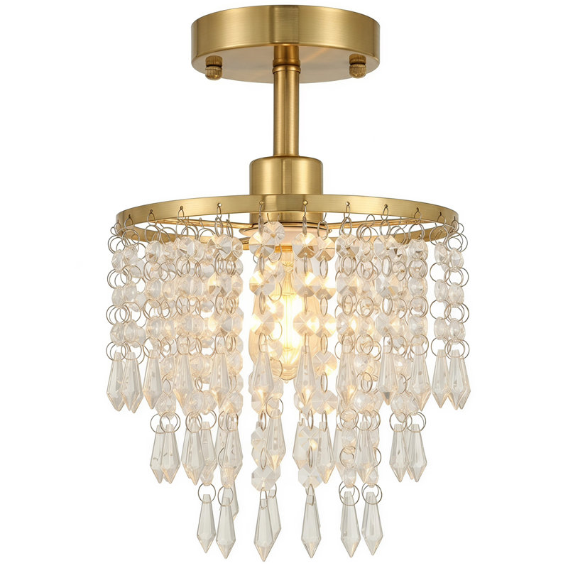 Ceiling Light, Silver Tone