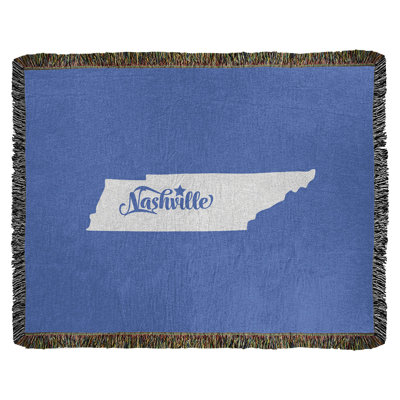 Jeté en coton tissé tennessee nashville