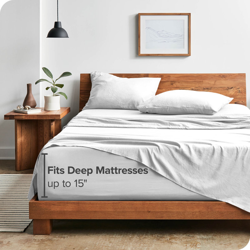 Full Size Sandwash Pebble Beach Microfiber Sheet Set