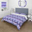 Ensemble de housse de couette violet Midcentury Chevron Bliss IV - Midcentury-109174396