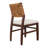 Sasha 18.5'' H Upholstered Mahogany Side Chair