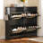 Shoe Cabinet With 4 Flip Drawers-1380139543