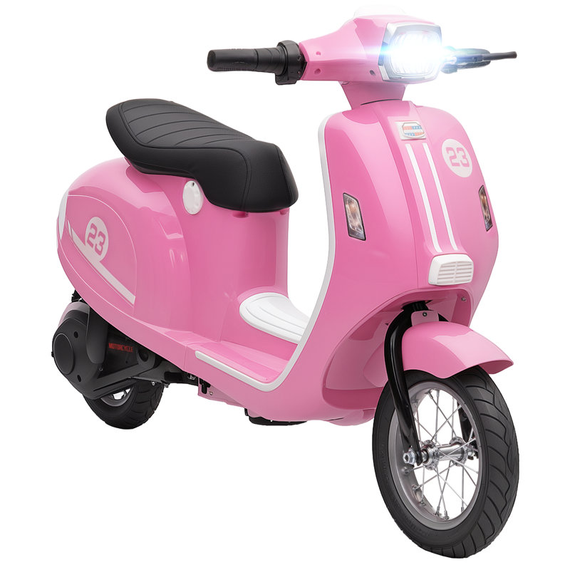 HOMCOM Battery Powered Ride On, Pink