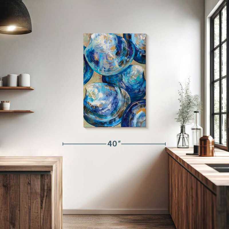 Aletra Beyond Blue Shells, 36" H x 24" W
