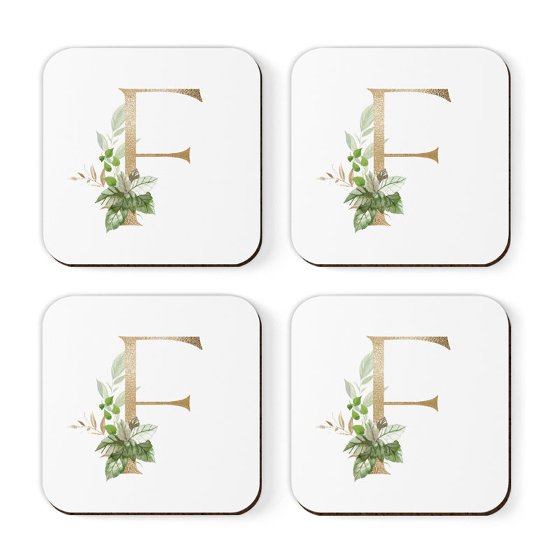 Sous-verre à monogramme Exotic, F