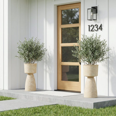 29.5 Inch Tall PE Torch-shaped Planter Pots