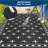 Modern Cross Outdoor Rug 8x10 Patio Waterproof, Neutral Border Outdoor Plastic Straw Rug with Portable Bag, Camping Rugs for Outside Your RV, Reversible Mats for Backyard, Camper, Black-1947522045-1947522044