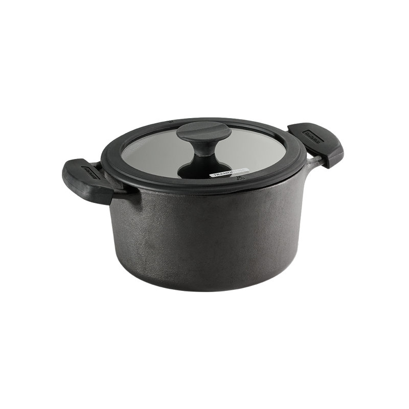 Tramontina Pre-seasoned Cast Iron Casserole, 20 cm