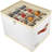 Shoe Storage Box Organiser For Closet - Space Saver Shoes Containers Bin With Clear Lids Stackable, Can Fit Ottoman, Foldable Shoe Rack Cabinet Cubby For Wardrobe (1 Pack)