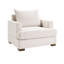 Fauteuil surdimensionné rembourré Tasha