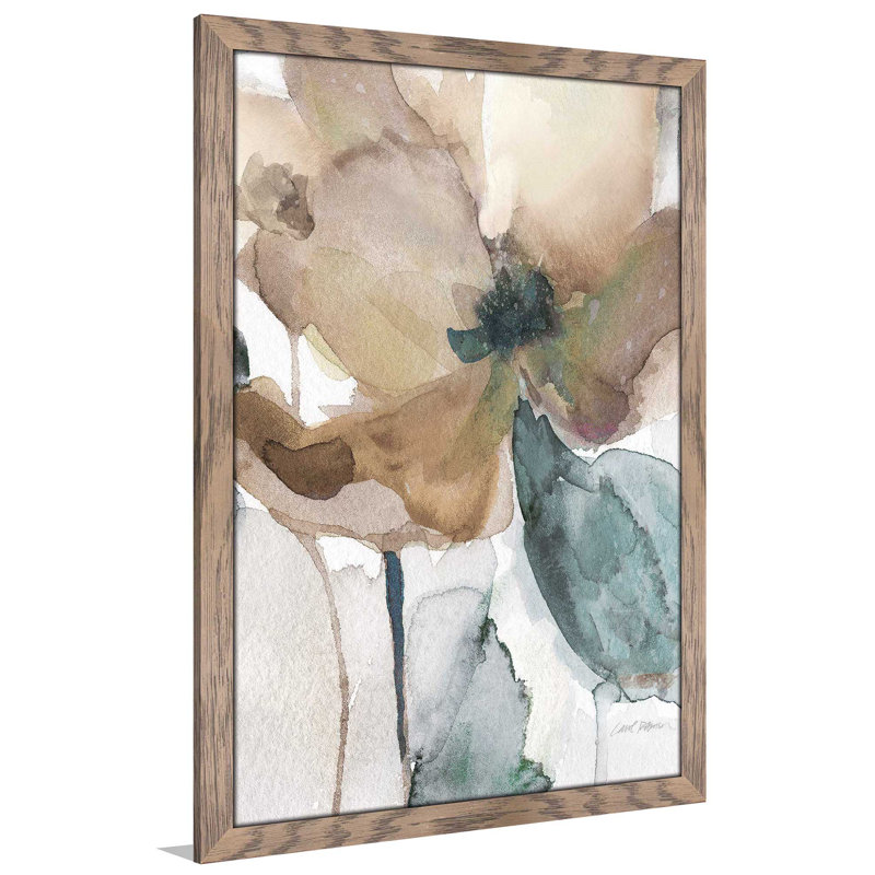 Coquelicot I - reproduction de cadre photo, H 27,5 po x l 21,5 po x P 0,75 po
